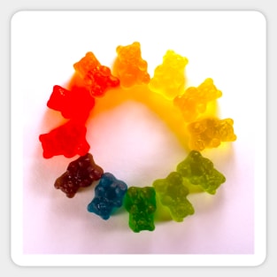 Rainbow Circle Gummies Sticker
